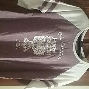 3/4 sleeve t-shirt